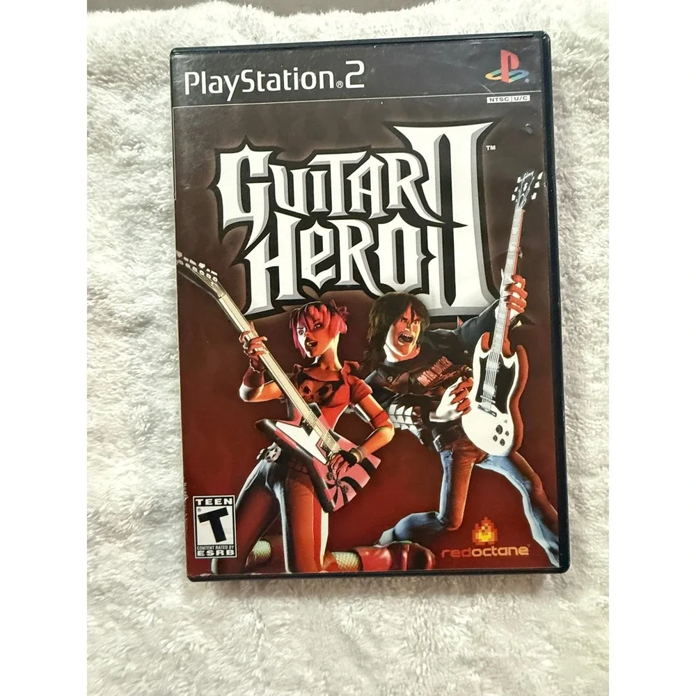 Playstation 2‎ PS2 Game Guitar Hero II Complete Disc Manual Case TESTED.